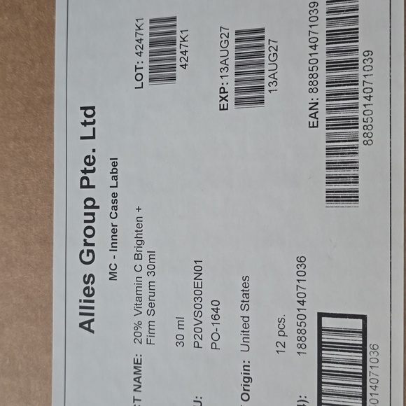 Luxury Skincare ✨️ Allies of Skin Vitamin C - Picture 5 of 5